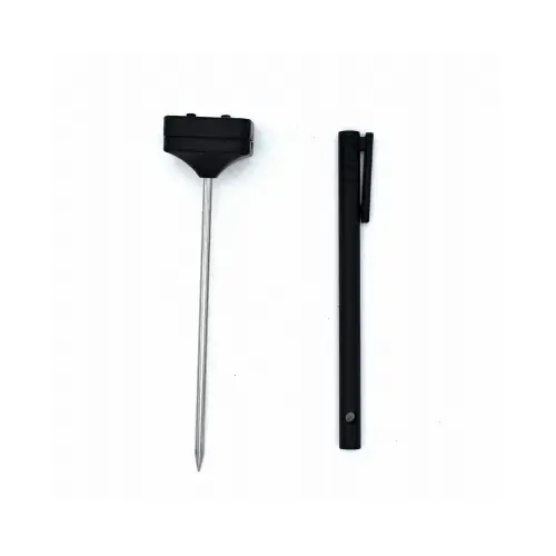 Mr. BAR-B-Q Meat Thermometer, Digital Display, Stainless Steel Probe Material, Black Mr. BAR-B-Q Meat Thermometer, Digital Display, Stainless Steel Probe Material, Black