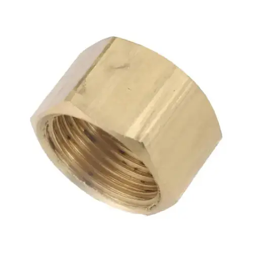 Compression Tube End Cap: 7/16-24" Thread, Compression Cap Compression Tube End Cap: 7/16-24" Thread, Compression Cap