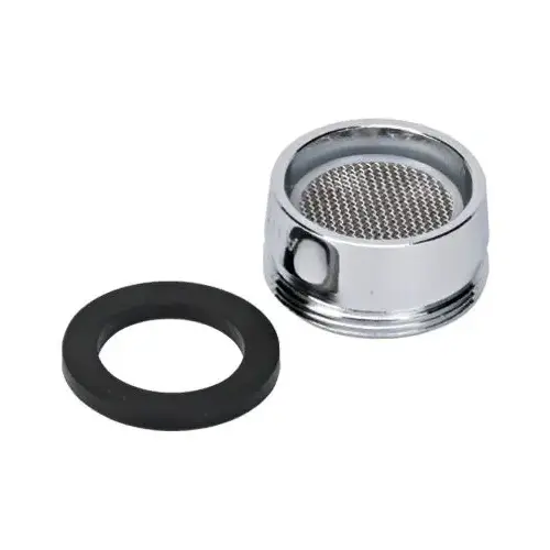 Replacement Brass Aerator Assembly, Chrome, Male Thread Replacement Brass Aerator Assembly, Chrome, Male Thread
