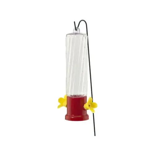 Bird Feeder, Hummingbird, Mini, Stake, 3-oz.