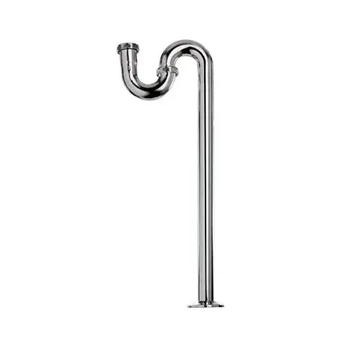 S-Trap Drain Pipe, Chrome Plated, 22-Ga., 1-1/4 x 1-1/4-In. S-Trap Drain Pipe, Chrome Plated, 22-Ga., 1-1/4 x 1-1/4-In.
