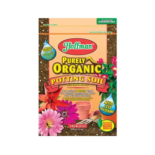 Potting Soil Plus, Organic, 4-Qts.