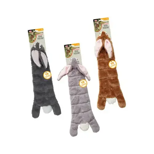 Skinneez Squeaker Rabbit Dog Toy, Assorted, 20-In.