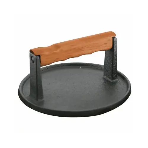 Mr. BAR-B-Q Grill Press, 4 in L, 6.772 in W, Iron Mr. BAR-B-Q Grill Press, 4 in L, 6.772 in W, Iron