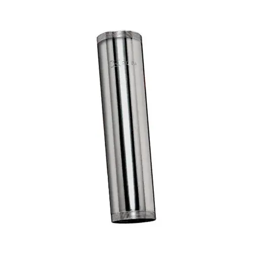 Threaded Drain Pipe Tube, Chrome Plated, 20-Ga., 1-1/2 x 12-In. Threaded Drain Pipe Tube, Chrome Plated, 20-Ga., 1-1/2 x 12-In.
