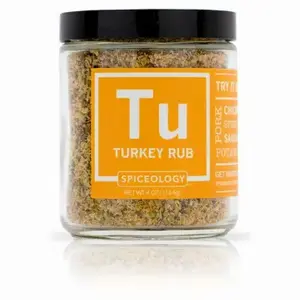 Spiceology 10374 Turkey BBQ Rub, 4-oz.