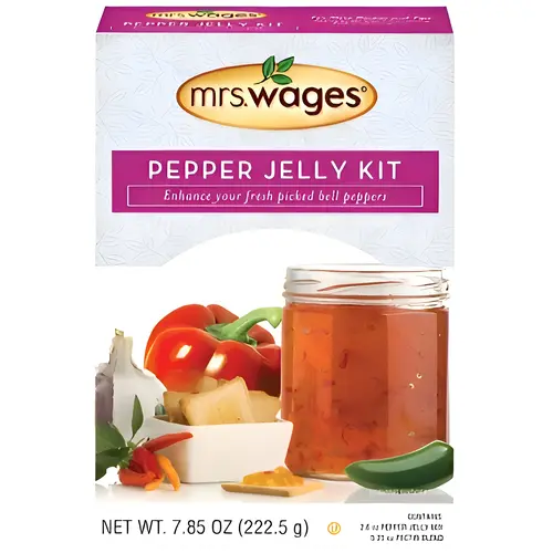 Mrs. Wages W806-D9425-XCP6 Pepper Jelly Kit, 7.85 oz - pack of 6 Pepper Jelly Kit, 7.85 oz - pack of 6