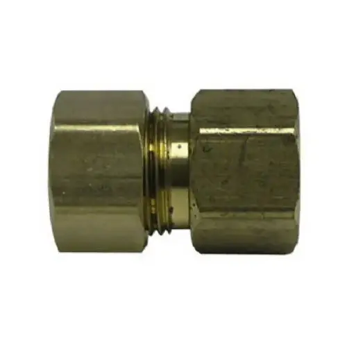 Flare Adapter, 3/8 Compression x 3/8-In. Fine Thread Female Flare Adapter, 3/8 Compression x 3/8-In. Fine Thread Female