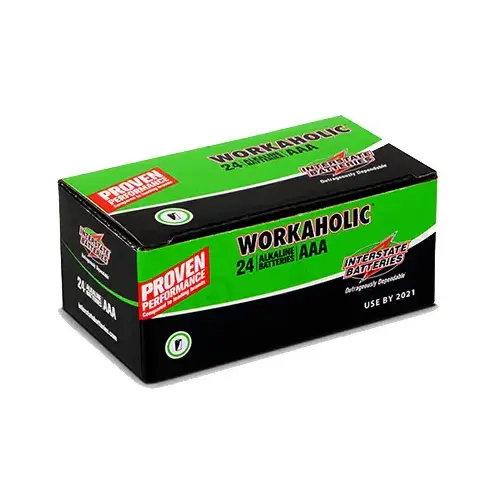 Workaholic Alkaline Battery, AAA - pack of 24