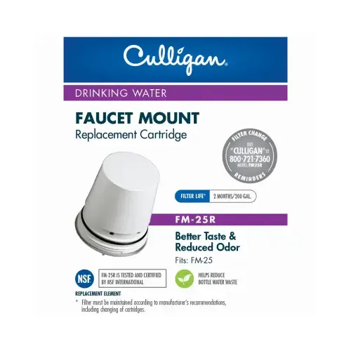 On Tap Chrome Replacement Water Filter Cartridge Gray