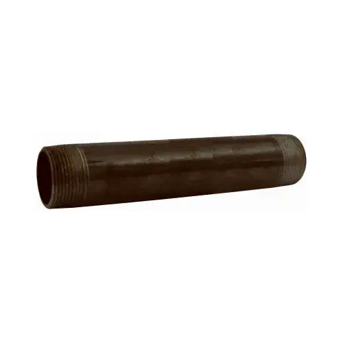 3/8 In. x 10 Ft. Carbon Steel Threaded Black Pipe