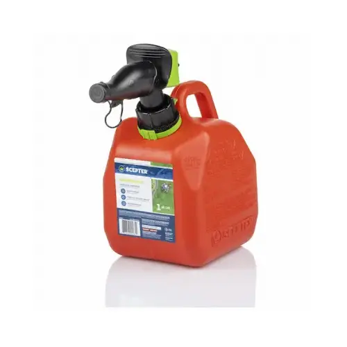Gas Can, 7.6 L Capacity, HDPE, Red Gas Can, 7.6 L Capacity, HDPE, Red
