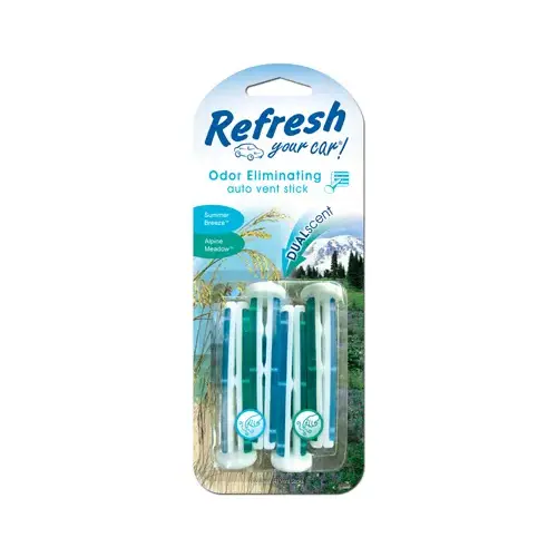 Air Freshener, Alpine Meadow/Summer Breeze Scent - pack of 4