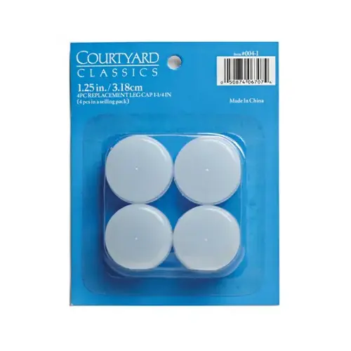 Patio Furniture Leg Cap, 1.25-In - pack of 4