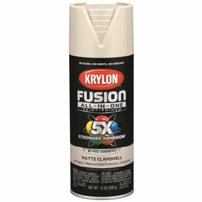 KRYLON DIVERSIFIED BRANDS Fusion All-In-One Spray Paint + Primer Matte Clamshell 12-oz. K02799007