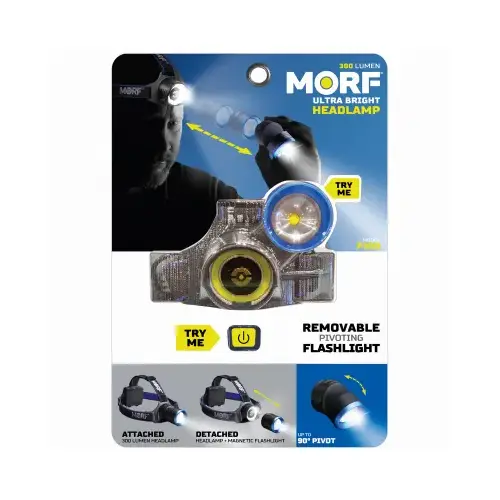 3 In 1 Pivoting Removable Headlamp 3 In 1 Pivoting Removable Headlamp