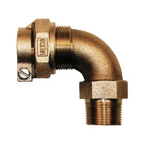 Water Service Elbow, CTS PAK x MIP, 1-In. x 3/4-In. Water Service Elbow, CTS PAK x MIP, 1-In. x 3/4-In.