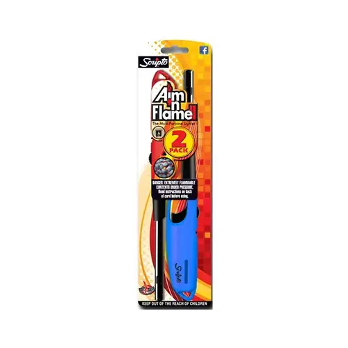 Aim N Flame II Lighter, Assorted Colors, 2-Pk. Pair Aim N Flame II Lighter, Assorted Colors, 2-Pk. Pair