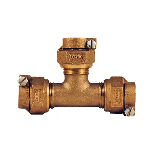 T-4441NL Series Pipe Tee, 1 in, Pack Joint, Bronze, 100 psi Pressure T-4441NL Series Pipe Tee, 1 in, Pack Joint, Bronze, 100 psi Pressure