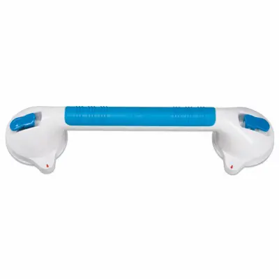 COMPASS HEALTH BRANDS Grab Bar Ultra Grip Blue/White Plastic 4.5 H X 16 L Blue/White FGB19600 0000 COMPASS HEALTH BRANDS Grab Bar Ultra Grip Blue/White Plastic 4.5 H X 16 L Blue/White FGB19600 0000