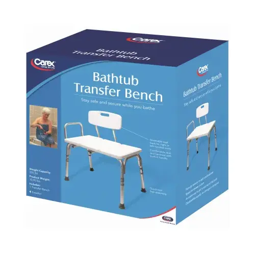 Elevated Toilet Seat E-Z Lock White Aluminum/Plastic 5" H X 22" L White