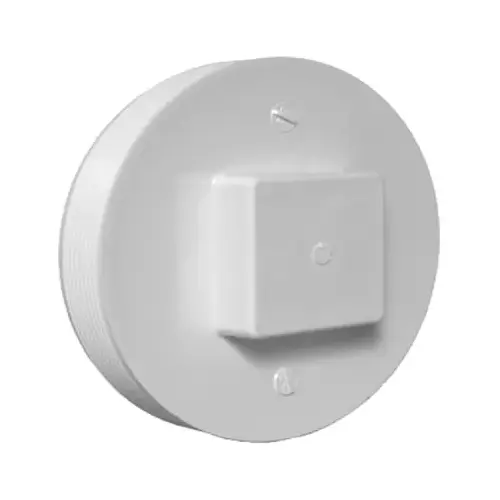 Schedule 40 DWV Male Pipe Thread Plug, PVC, 4-In. Schedule 40 DWV Male Pipe Thread Plug, PVC, 4-In.