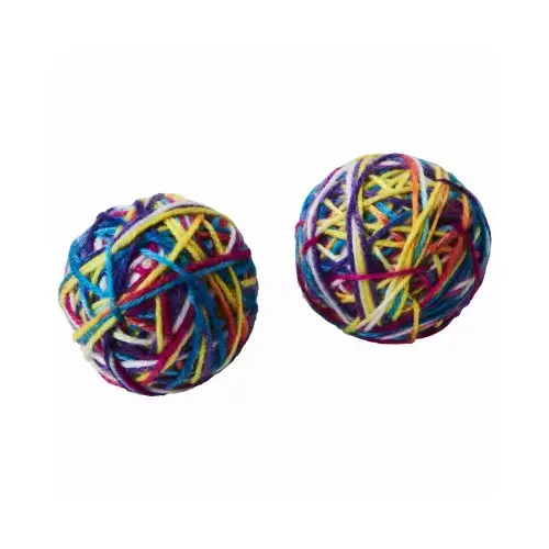 Sew-Much Yarn Ball Cat Toy, 2.5 In - pair Sew-Much Yarn Ball Cat Toy, 2.5 In - pair