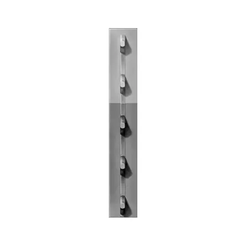 Studded T-Post, Gray, 7 Ft. x 1-1/4 In.