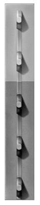 CHICAGO HEIGHTS STEEL FRPT12500066Y50 Studded T-Post, Gray, 6-1/2 Ft. x 1-1/4 In.