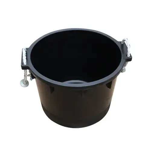 Muck Tub, Black Plastic, 70-Qts. Muck Tub, Black Plastic, 70-Qts.