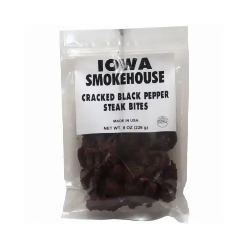 Steak Bites Cracked Black Pepper Jerky, 8-oz.