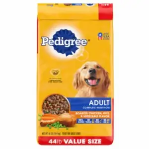 Pedigree 14349 Complete Nutrition 44 Lb. Roasted Chicken, Rice, & Vegetable Adult Dry Dog Food
