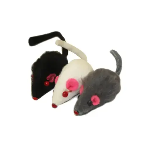 Cat Toy, Real Fur Mice Catnip, 1.25-In. Cat Toy, Real Fur Mice Catnip, 1.25-In.