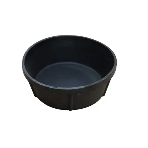Feed Pan, Rubber, 4-Qts.