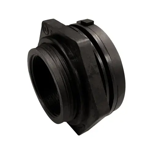 Pipe Fitting, PVC Bulkhead Fitting, 2-In. Pipe Fitting, PVC Bulkhead Fitting, 2-In.