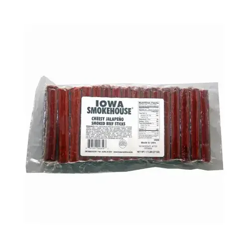 Smoked Beef Sticks, Cheesy Jalapeno, 27-oz. Smoked Beef Sticks, Cheesy Jalapeno, 27-oz.