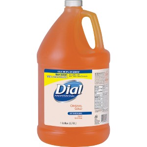 DIAL 88047-XCP4 Liquid Dial Gold Antibacterial Soaps, Pour Bottle, 1 gal - pack of 4