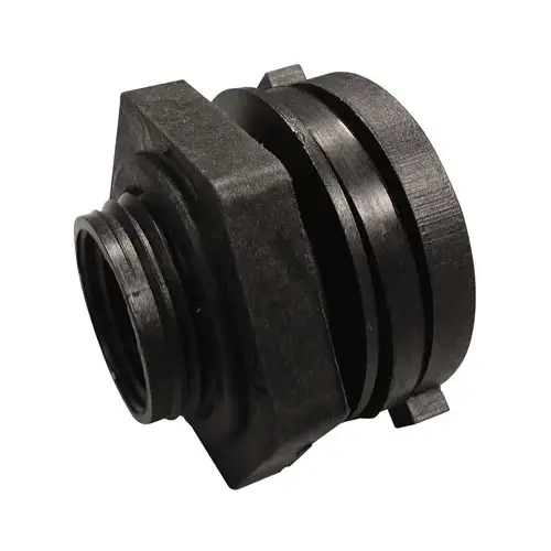 Bulkhead Fitting, Schedule 40 PVC , 3/4-In. Bulkhead Fitting, Schedule 40 PVC , 3/4-In.