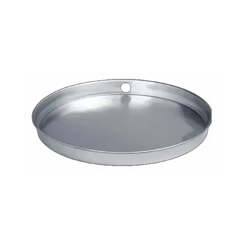 18 in. Aluminum Water Heater Pan Silver Metallic 18 in. Aluminum Water Heater Pan Silver Metallic