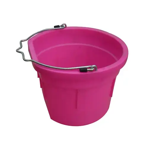 Utility Bucket, Flat Sided, Hot Pink, 8-Qts.