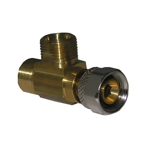 Angle Stop Add A Tee, 3/8-In. Female Compression Inlet x 3/8-In. Compression x 3/8-In. Compression Angle Stop Add A Tee, 3/8-In. Female Compression Inlet x 3/8-In. Compression x 3/8-In. Compression