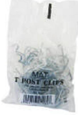 W Silver CLIPSTD T-Post Fastening Clips - pack of 25