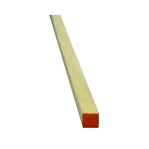 Poplar Square Dowel, 1/4 x 36-In. - pack of 25 Poplar Square Dowel, 1/4 x 36-In. - pack of 25