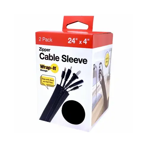 Cable Sleeve Zipper, 24 In pair Cable Sleeve Zipper, 24 In pair