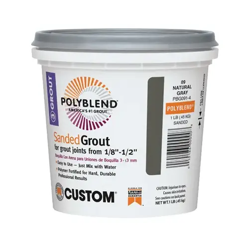 Polyblend Sanded Repair Grout, Linen, 1-Lb.