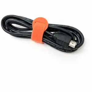 Wrap-It Storage 410-8MC Self-Gripping Cable Ties, Reusable, Multi Color, 1/2 x 8 In pack of 10