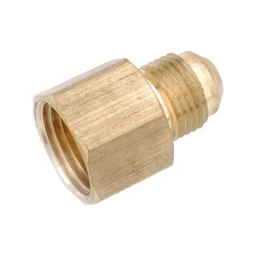 Brass Flare Connector, Lead-Free, 3/8 x 3/4-In. FIP