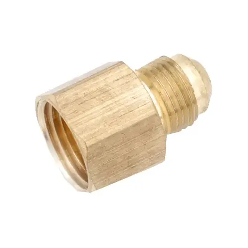 3/8 In. x 1/4 In. Brass Low Lead Female Flare Connector 3/8 In. x 1/4 In. Brass Low Lead Female Flare Connector