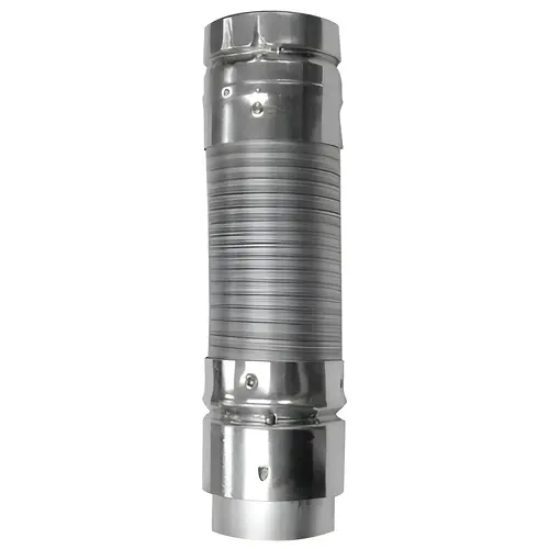 Gas Vent Connector, Expandable & Flexible, 1 to 3-Ft.