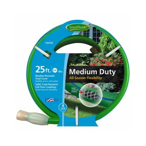 All-Weather Garden Hose, Medium-Duty, 5/8-In. x 25-Ft. All-Weather Garden Hose, Medium-Duty, 5/8-In. x 25-Ft.